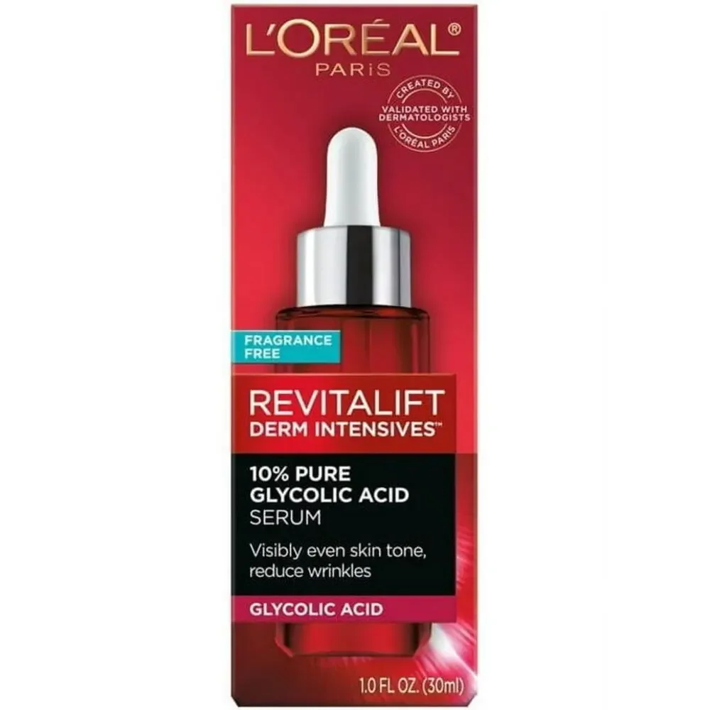 NEW Loreal Revitalift Glycolic Acid Serum 10% Exfoliating‎ Resurfacing Tone Glow